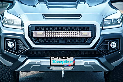 Xnqdre 2 Pack Newest Tri-Color Sport License Plate Frame, Aluminum Alloy 3 Color License Plate Cover Holder Compatible For All Bmw License Plates. (M 3 Color Sport) #TOP4