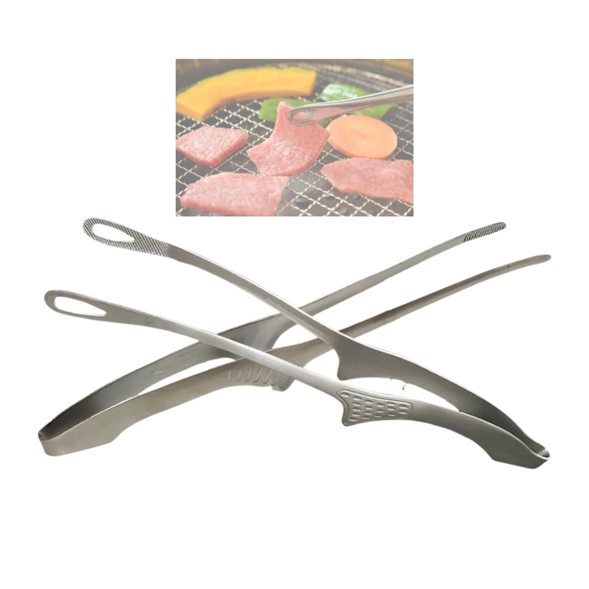 Dual-Function Rotisserie Tongs Set, Hygiene-Focused