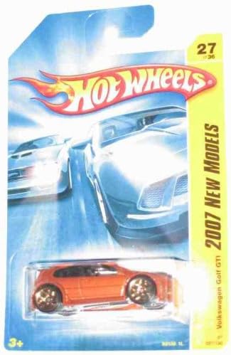 Hot Wheels 2007 New Models -#27 Volkswagen Golf GTI Dark Copper K-Mart Exclusive Collectibles Collector Car #2007-27