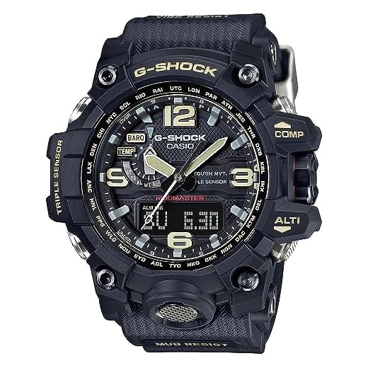 Relógio Casio G-Shock Mudmaster Tough Solar Wave Ceptor Masculino GWG-1000-1ADR