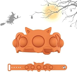 ZUMLLOMA Pop It Bracelet Anti Stress,Fidget Toys Bracelet Pop It,Pincez Sensorielle Jouet Pousser Pop Bubble,Pousser Pops Bubble Sensory Toy pour Les Enfants Adultes et Les (1)