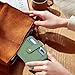 Airkit Small Wallets Woman RFID Blocking Leather Credit Card Holder - with ID Window - Card Wallets for Women - with Zipper Coin Purse - Keychain Wallet