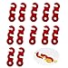 12 Stück Zeltspanner - Aluminiumlegierung Zeltleinenspanner, Dreilochspanner Zeltzubehör Cord Adjuster, Rot Zeltleinen Spannern für Zelt, Outdoor, Wandern, Camping, Picknick Seilspanner Camping Zelt günstig Kaufen-12 Stück Zeltspanner - Aluminiumlegierung Zeltleinenspanner, Dreilochspanner Zeltzubehör Cord Adjuster, Rot Zeltleinen Spannern für Zelt, Outdoor, Wandern, Camping, Picknick Seilspanner