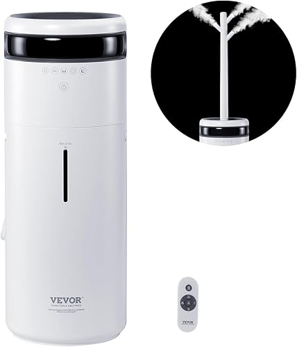 VEVOR Humidificador para habitación grande del hogar, humidificador comercial para toda la casa 1291.7 pies cuadrados, tanque de agua de 16 litros y