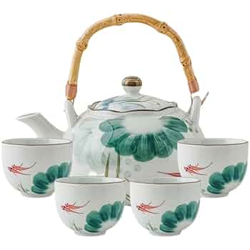 食器   Tea Set Porcelain Tea Set Tea Gift Sets with Tray Tea Cup Teapot Set