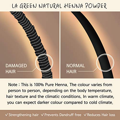 Polvo de Henna Oscuro 100% Orgánico para Tinte de Cabello miniatura 4