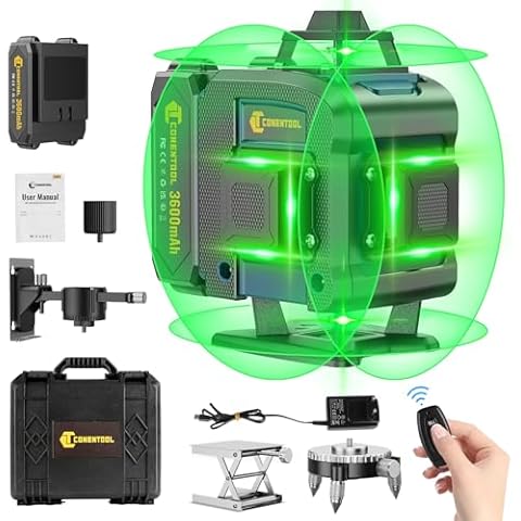 CONENTOOL 16 Lines Self Leveling Laser Level Cover