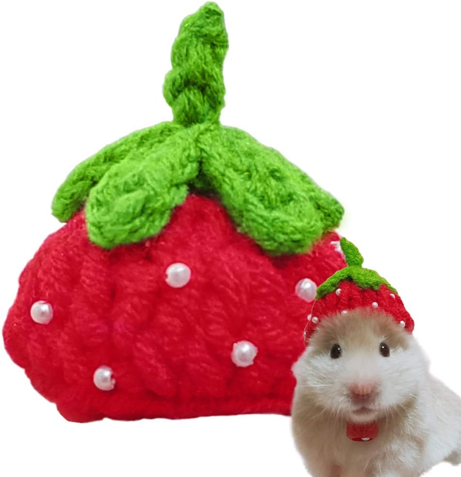 Oncpcare ハムスターの帽子 可愛い イチゴ ストロベリーハット クリスマス帽子 いちご 手織り帽子 ハムスター 爬虫類 クリスマス 調整可能 コスプレ 変身装飾 誕生日 お出かけ 小動物用 ハロウィン 高額売筋 ぼうし Oncpcare ハムスターの帽子 可愛い イチゴ ストロベリーハット クリスマス帽子 いちご 手織り帽子 ハムスター 爬虫類 クリスマス 調整可能 コスプレ 変身装飾 誕生日 お出かけ 小動物用 ハロウィン 高額売筋 ぼうし