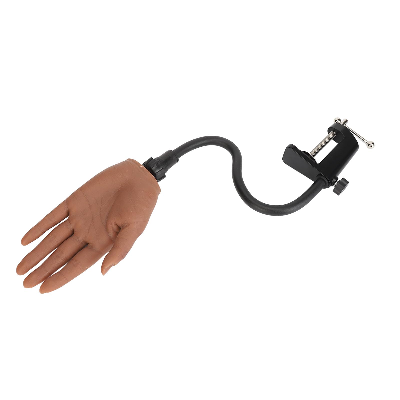 Modèle de Main en Silicone, Ensemble de Mains de Pratique des Ongles, Couverture épaisse pour la Recherche en Acupuncture Médicale (Main gauche)