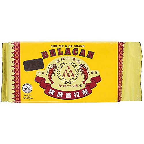 Pasta de camarones Belacan - Camarones y marca 6A (250g/8.82oz) Producto de Malasia Cover