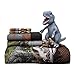 Franco Kids Bedding Comforter with Sheets and Cuddle Pillow Bedroom Set, (6 Piece) Full Size, Jurassic World