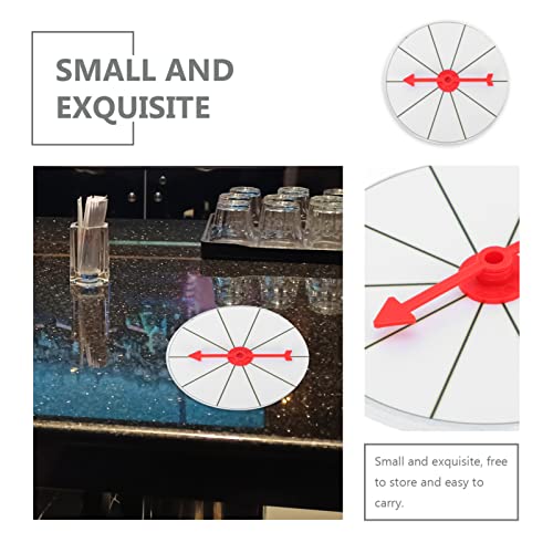 Yardwe 2 Pieces Heavy Duty Prize Game Spinners Wheel Fortune Spinning Wheel Editable Color Prize Wheel Wheel Spinning 10Cm #TOP1
