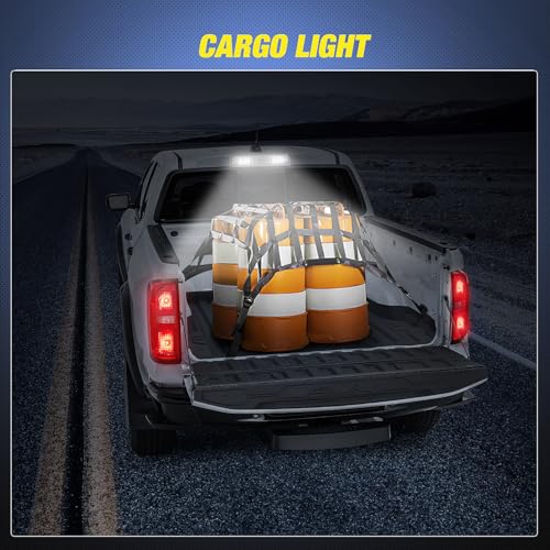 Image of Nilight Third Brake Light Tail High Mount 3rd Stop Lights Smoked Lens Compatible with Chevy Colorado and GMC Canyon 2015 2016 2017 2018 Van SUV Rear Center Cab Lamp
