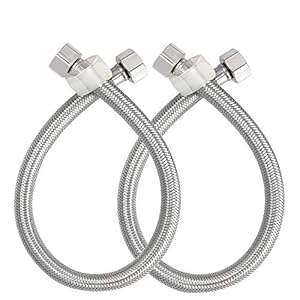 HALOSIS (QUALITY FIRST) HL-023CPS 18-inch, SS 304 Grade Connection Pipe (Polished Chrome/2 Pcs Set/Other Sizes 24/30/36/42/60/72
