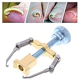 Medical Grade Ingrown Toenail Correction Brace Kit, Professional Toe Nail Care Pedicure & Manicure Clipper Fixer Recover Corrector Tool, Eliminate Pain & Remover Orthotic Appliance (Golden)