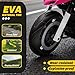 24V 9AH Electric Dirt Bike, 9 mph & 110lb Max, 200W Ride on Bike for Big Kids w/EVA Tires, LED Lights & Power Display, 1-2h Playtime, 2 Speed, Bluetooth, Music, Electric Motorbike for Ages 6+, Pink