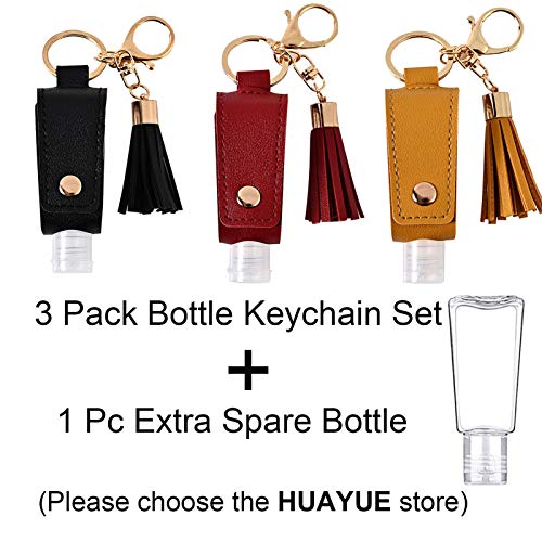 Portable Empty Travel Bottle Keychain Hand Sanitizer Bottle Holder 3