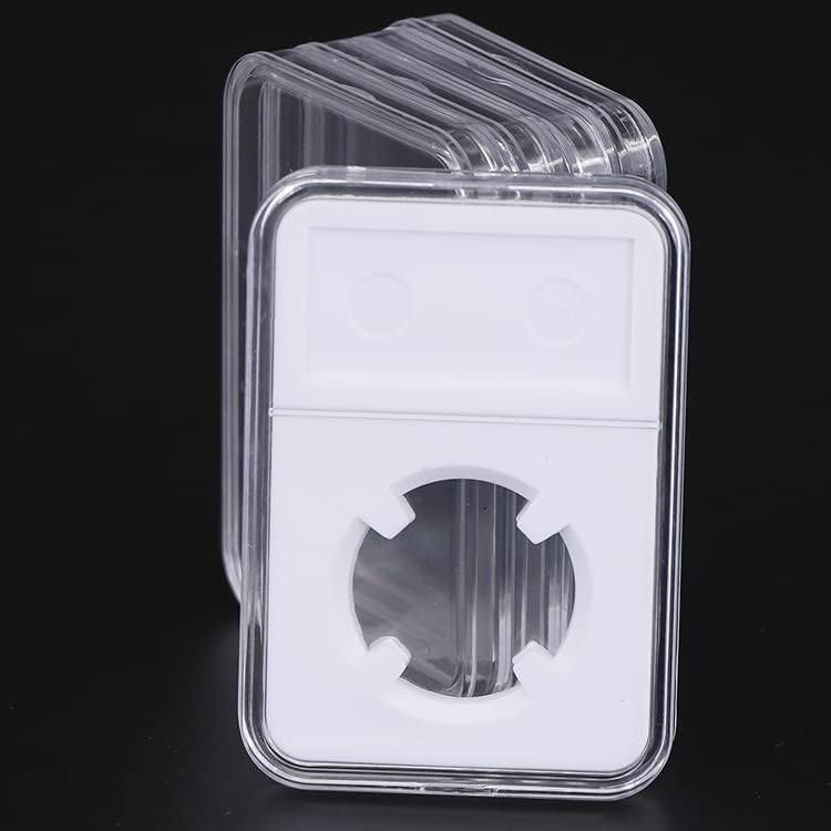 Protector para monedas 20mm 10 piezas plástico transparente miniatura 3