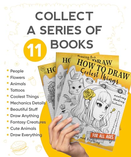 Image of Drawing Book How to Draw Coolest Things Anatomy Shading Textures: This Drawing Guide Easy Way to Learn How to Draw. Basic and Beyond
