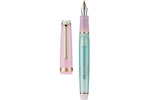 JINHAO 82 Morandi Lake Blue Contrast Color Classic Design Premium Ferris Wheel Press Fountain Pen