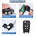 5 Button Key Fob Shell Replacement for Chevy Cruze Camaro Impala Equinox GMC Terrain Buick Regal Lacrosse 2017 2016 2015 2014 2013 2012 2011 2010 OHT01060512 Keyless Entry Remote Flip Car Key Fob Case
