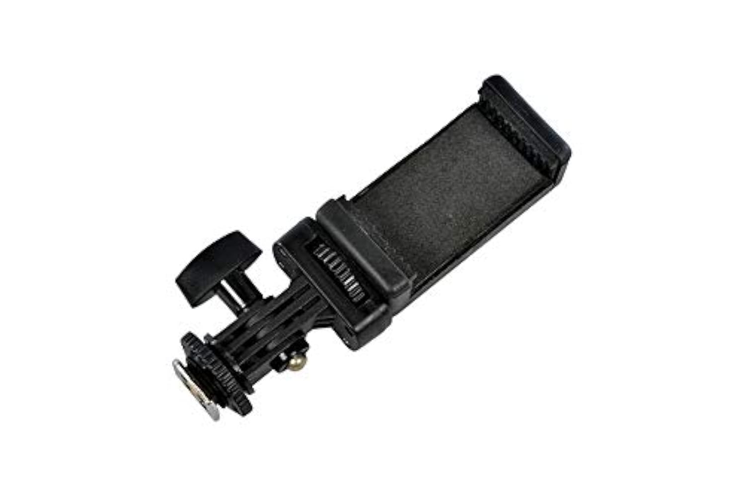 SHOPEE Adjustable Angle Pole Swivel Hot Shoe Mount 1/4" Screw Hot Shoe Mount Adapter with Universal Mobile Phone Clip Holder for Mounting Video Camcorder Monitors