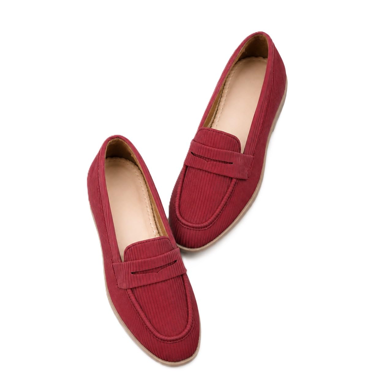 yuvrato baxi Women's Smart Casual Moccasins and Classic Penny Style Loafers | Lining Textured Faux Leather & Anti-Slip TPR Sole.-picture-39