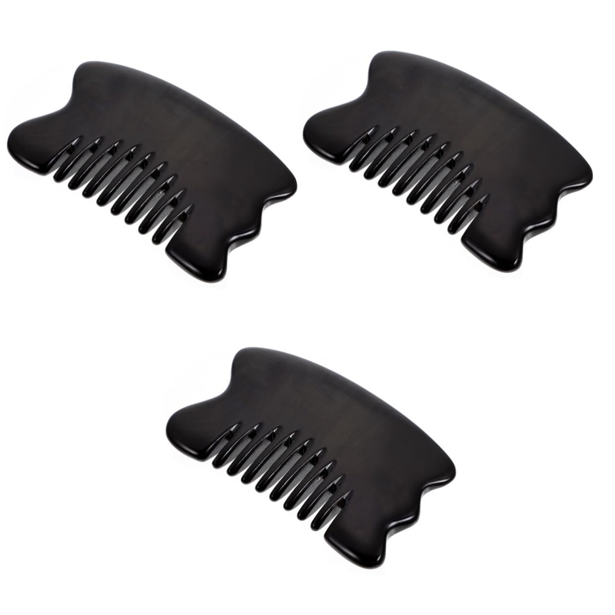 Gatuida 3 Stücke Kopfhaut Massage Werkzeug Kamm Kopfhaut Für Körper Schaben Glatte Kanten Ergonomisches Design