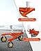 Krysolad Trailer Dolly, 3500 lb Tongue Weight Trailer Mover with 2'' & 2-5/16'' Receiving Tongues, Angle Adjustable, Suitable for RV Boat Motorcycle Jet Ski