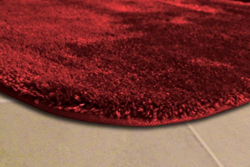 Garland Rug 3-Piece Finest Luxury Ultra Plush Washable Nylon Bathroom Rug Set, Chili Pepper Red