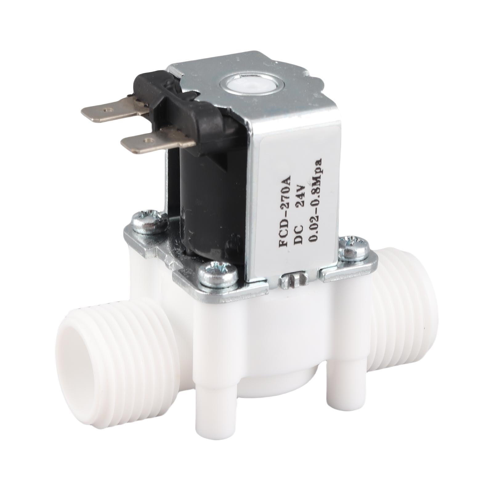 Válvula Solenoide Eléctrica De Plástico De 1/8 Pulgadas, Válvula