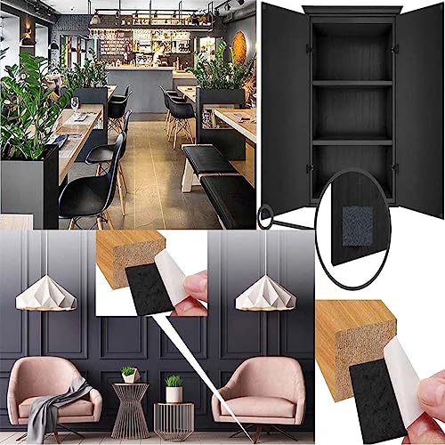 Image of DIY Crafts 1.5 inch x 5 inch, Non-Slip Furniture Pads Rubber Furniture Pads Ideal Furniture Grippers Self-Adhesive Furniture Grips for Furniture Feet Non-Skid Furniture Pad Floor Protector (20)