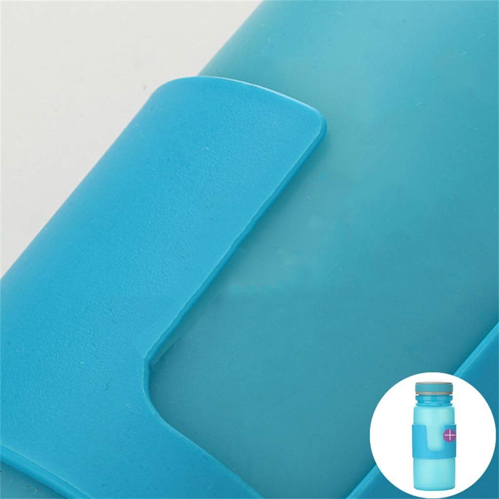 Faltbare Wasserflasche, Verschleißfest 350ml Freizeit Im Freien Klein Und Handlich (3 Farben)