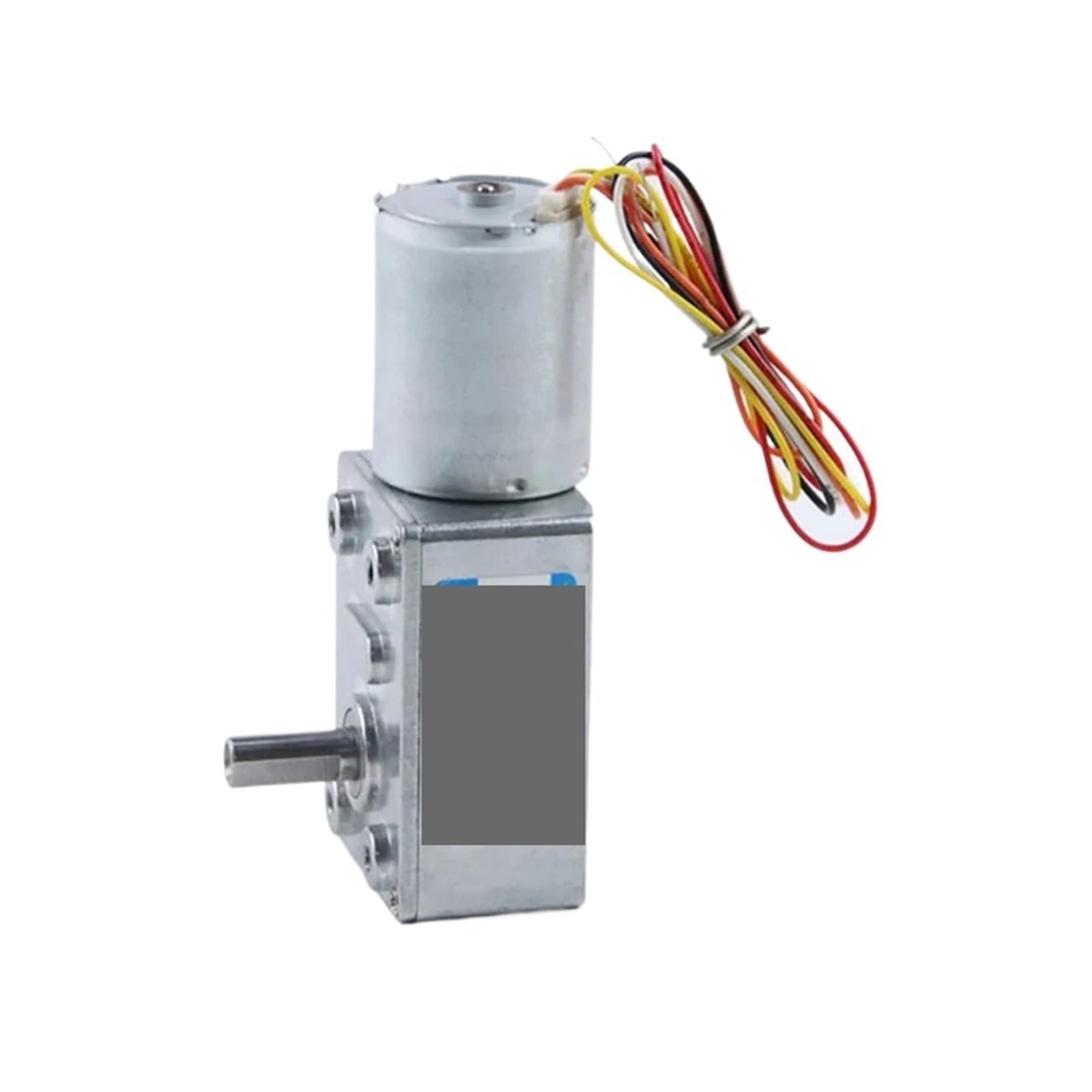 HYRBNSDLK Synchronous Motor 12V 24V DC Worm Gear Brushless Adjustable Speed Can CW CCW Self-Locking JGY-2430 High Torque Electric(24vmotor and Bracket,6RPM)