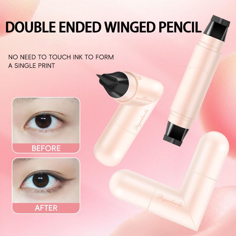 Set de 2 sellos para delineador de ojos impermeable miniatura 2