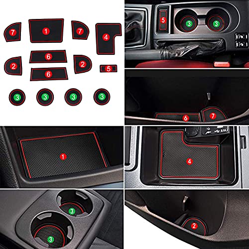 Inserto para Portavasos para Subaru WRX STI 2015-2021 Rojo miniatura 2