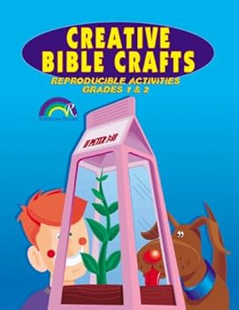 Paperback Creative Bible Crafts Book