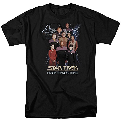 Star Trek DS9 Crew Deep Space Nine T-Shirt M Black