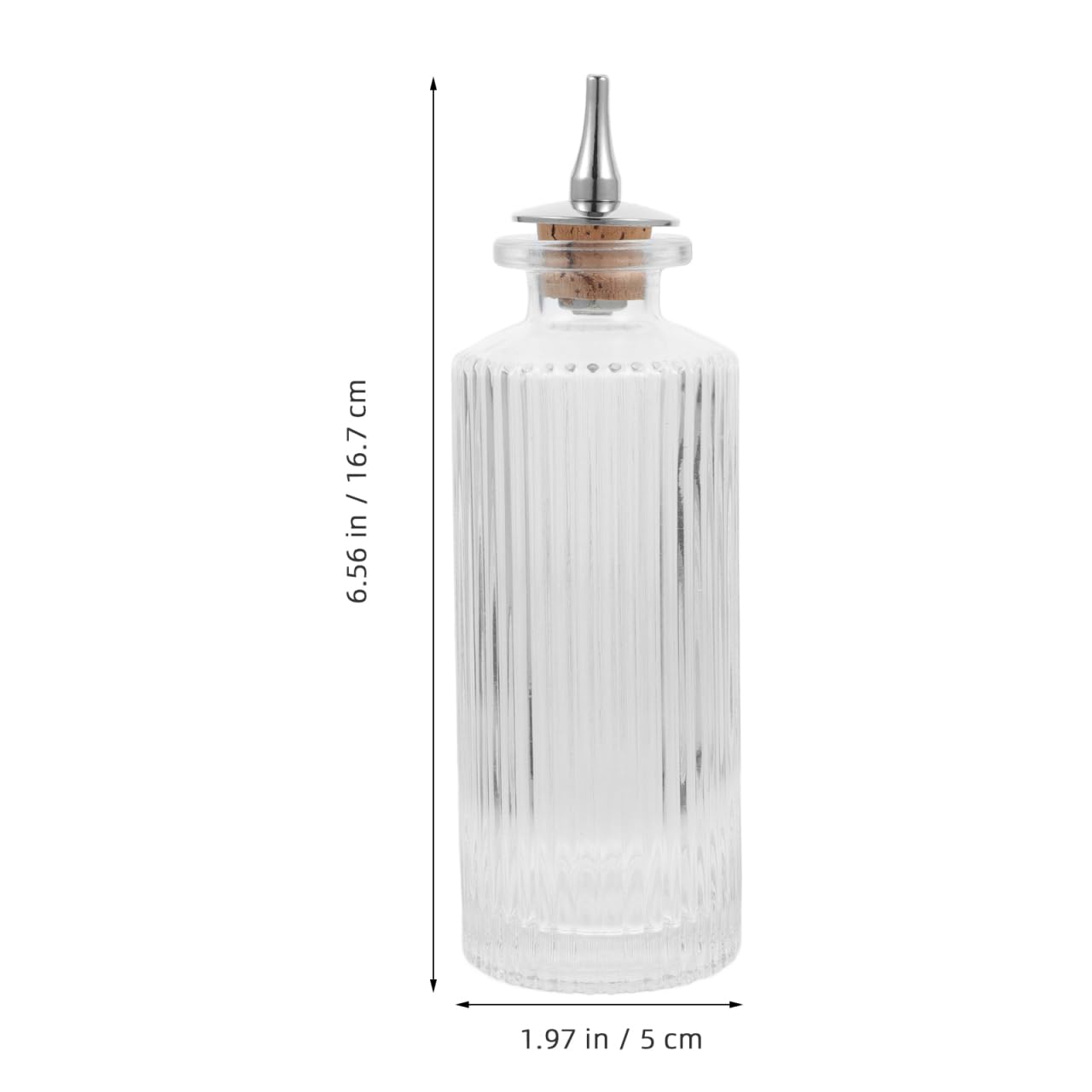 PRETYZOOM Multi-Function Small Glass Bitters Bottle with Detachable Stopper for Cocktail Party Practical Bar Supplies Compact and Lightweight Design - Image 3