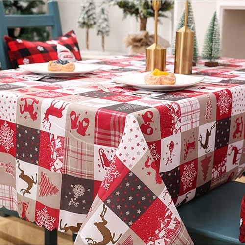 GGISUI Tovaglia Natale, 180 x 150 cm Tovaglia