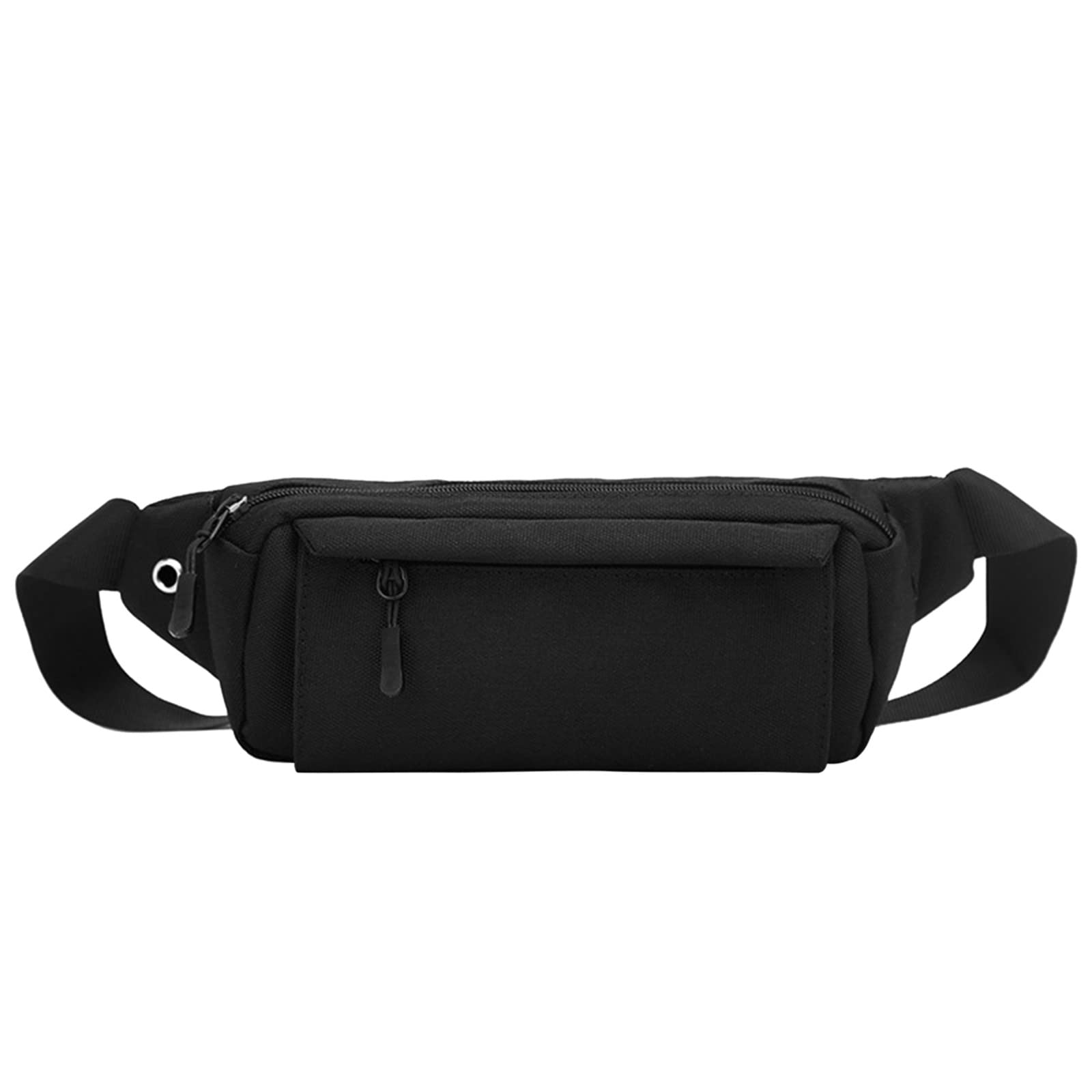 GpahrrDnij Men Messenger Bag Autumn And Winter Fashion Simple Solid Color Trend Mini Chest Bag Mens Leather Black
