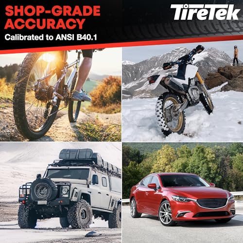 Digital Tire Pressure Gauge (200 PSI) - Heavy Duty Tire Gauge (Stainless Steel) - MotCertified ANSI - Air Gauge Tire Pressure - Easy to Read - Image 6