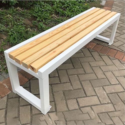 Moubhjd Gartenbank, Parkstuhl für die Terrasse, Parkbänke für den Außenbereich, 100 cm/120 cm/150 cm, Ruhestühle für Einkaufszentren, Umkleideraumbänke aus Stahl und Holz, Edelstahlbänke(Size:100cm Moubhjd Gartenbank, Parkstuhl für die Terrasse, Parkbänke für den Außenbereich, 100 cm/120 cm/150 cm, Ruhestühle für Einkaufszentren, Umkleideraumbänke aus Stahl und Holz, Edelstahlbänke(Size:100cm