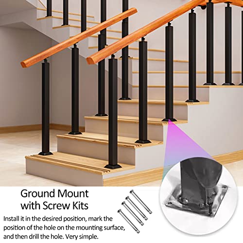 Garde-corps pour escalier extérieur et intérieur contre les risques de chute