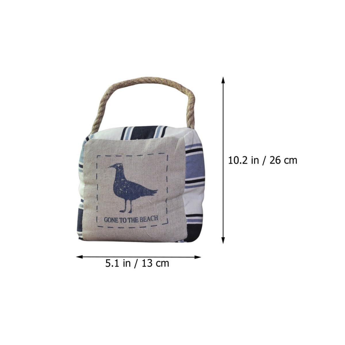 Alipis Türstopper Stoff mit Sandfüllung Mittel Rutschfest Bodendekor Mediterraner Antikollisions Türhalter für Zuhause und Kinderzimmer