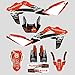 JFG Racing Personalizado Motocicleta Pegatinas Adhesivas Completas Pegatinas gráficos Kit para Husqvarna TE 450/510 2008-2010