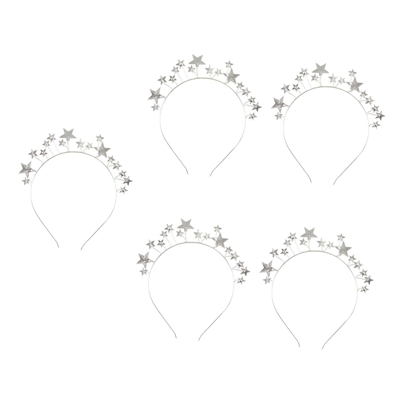 Healeved 5pezzi Cerchietto Per e Matrimoni Accessorio Per e Ragazze Decorazione Luccicante Per Compleanni e Celebrazioni