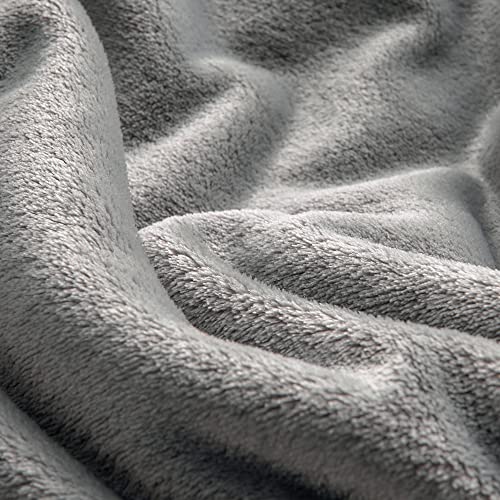 Image of BEDELITE Big Fleece Blanket - 120 inch x 120 inch (10' x 10'), Super Soft Fluffy Fuzzy Oversized King Blanket for Bed, Couch, Sofa, Camping, Fits Whole Family, Grey