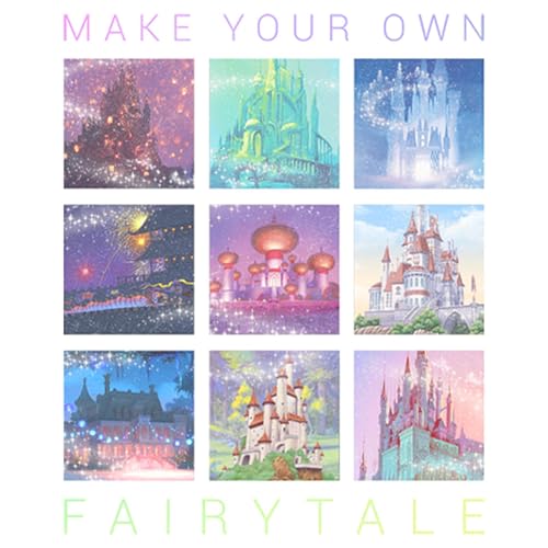 Disney Girl's Castles Princess Movies T-Shirt2