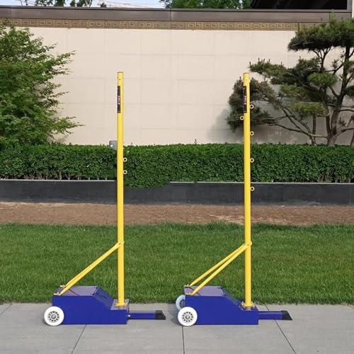Red de bádminton para Exteriores con Soporte, Ideal para Entrenar, Practicar Voleibol, Pickleball, Tenis y Otros Deportes, con Altura Ajustable de 1,5 a 2 m.